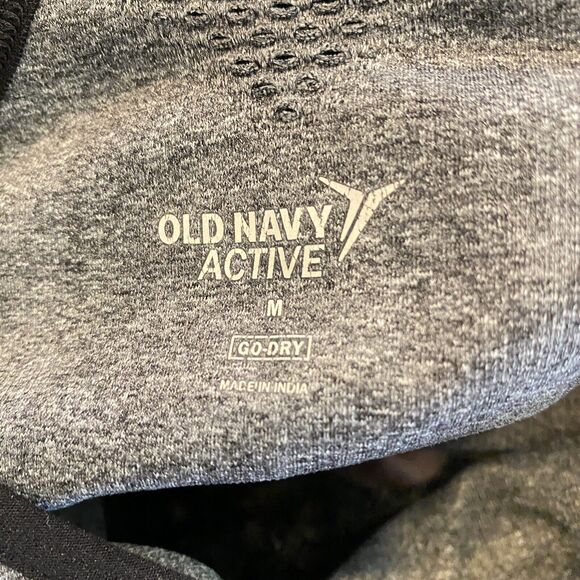 Active by Old Navy Women’s Go Dry Racerback Workout Sports Bra Gray Sz.M NEW - Picture 4 of 5